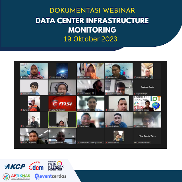 Dokumentasi Webinar Data Center Infastructure Monitoring - 19 Oktober 2023