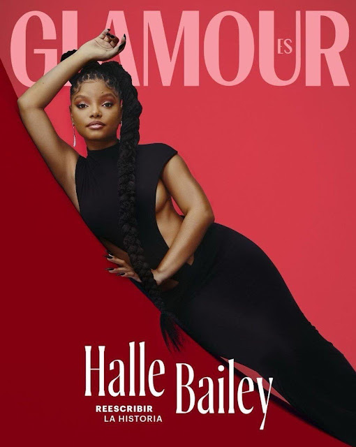 Halle Bailey sexy fashion model photoshoot