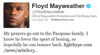 Money May Floyd Mayweather Reaction to Pacquiao vs Marquez 4