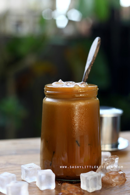 Vietnamese Jelly Ice Coffee (Es Kopi Vietnam dengan Jelly Kopi)