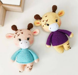 PATRON GRATIS JIRAFA AMIGURUMI 52956