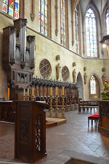inside Collégiale Saint-Martin, altar, Colmar, France, Saint Martin Chruch