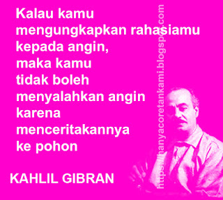 Cinta Itu Memang Tidak Harus Memiliki, Simak Kata-Kata Cinta Dari Kahlil Gibran