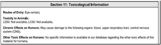 MSDS_ANSI_Section_11