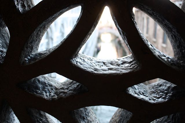 View from inside the bridge of sighs