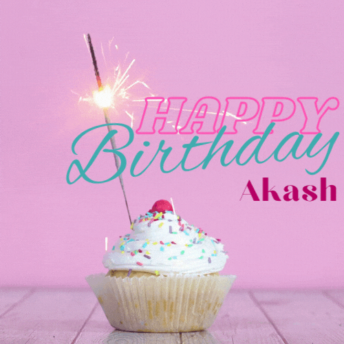 Happy Birthday Akash GIF