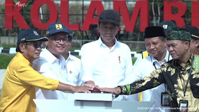 Presiden Resmikan Empat Infrastruktur Pengendali Banjir dan Pengurai Macet di Jabar