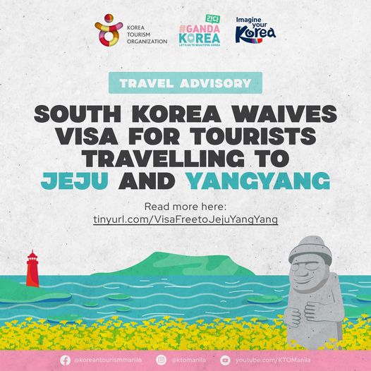 Visa Free Travel to Korea Begins Again! Visa Waiver for Filipino Travelers to Jeju, Yangyang