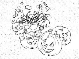 halloween monster coloring pages for kids