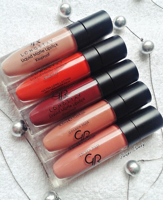 golden rose matte liquid lipsticks, golden rose tecni mat karmini