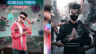 Picsart Corona Virus Danger Photo Editing Concept 2020 || Corona Virus Awareness Photo Editing