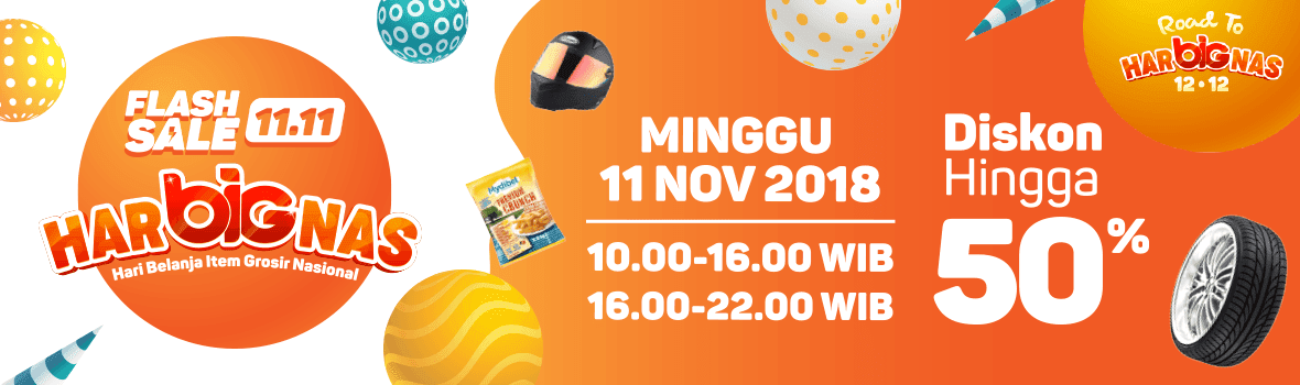 Ralali - Promo Flash Sale 11.11 di Hari Belanja Item Grosir Nasional (11 Nov 2018)