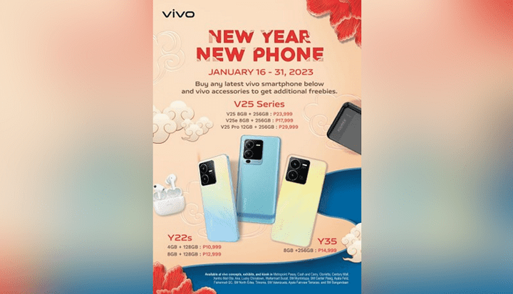 Celebrate 2023 with vivo Smartphones, Get Exclusive Freebies at vivo Concept Stores or Kiosks!