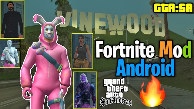 Fortnite MOD Pack For GTA SA Android [Fortnite Skin Pack]