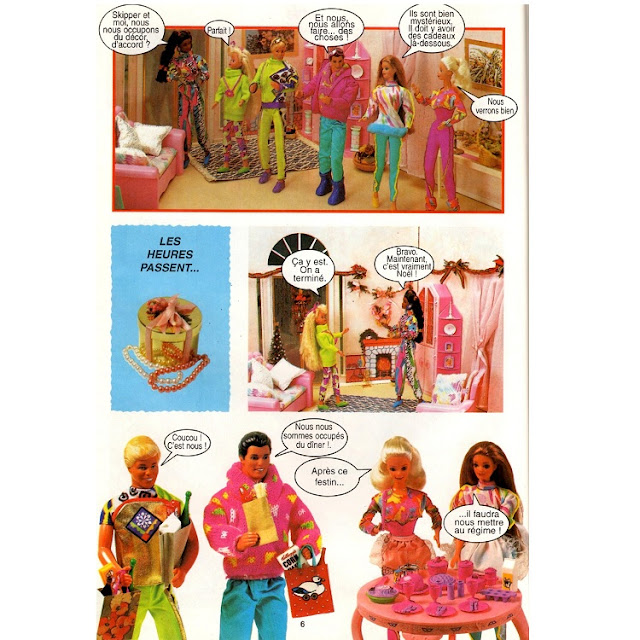 Barbie fête Noël, page trois.