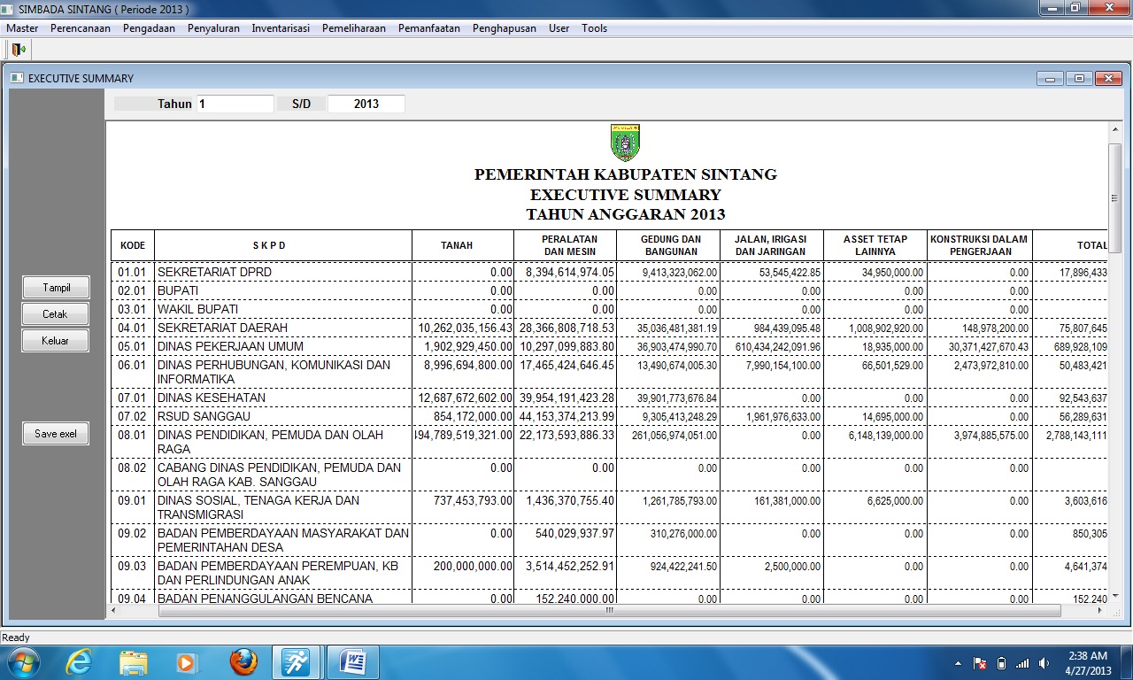 Sistem Informasi Manajemen Barang Daerah