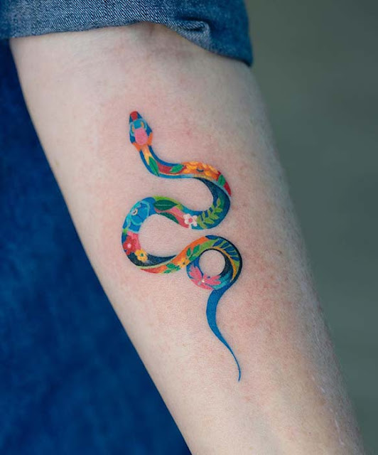 60 tatuagens de cobras para aqueles que adoram um pouco de ousadia