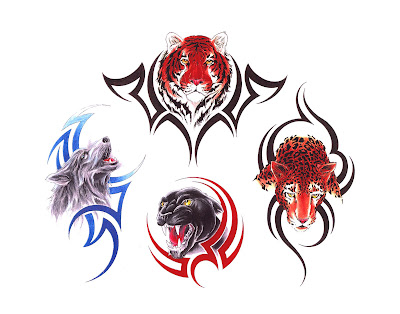 SciFi and Fantasy Art Chinese Dragon Tattoo Flash by Brian Bolen