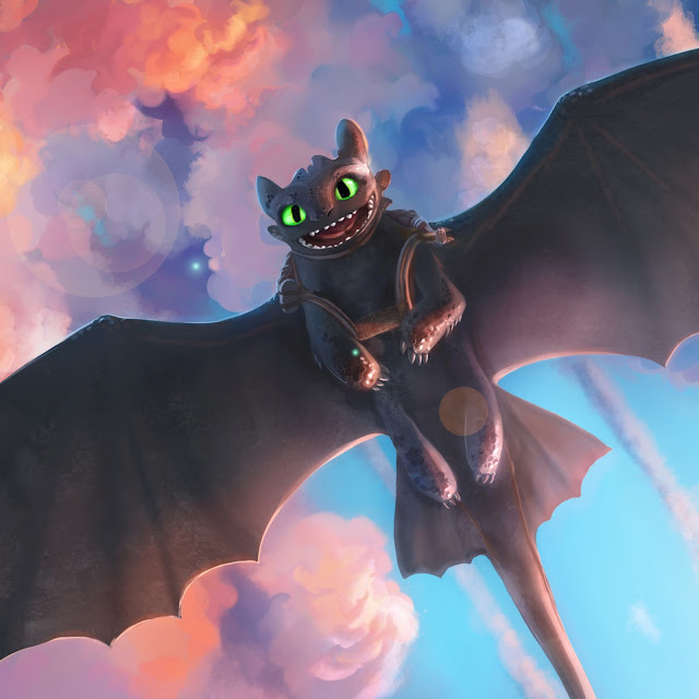 Toothless Fantasy Art Wallpaper