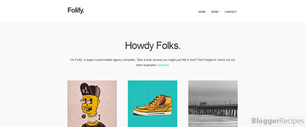 Folify Blogger Template