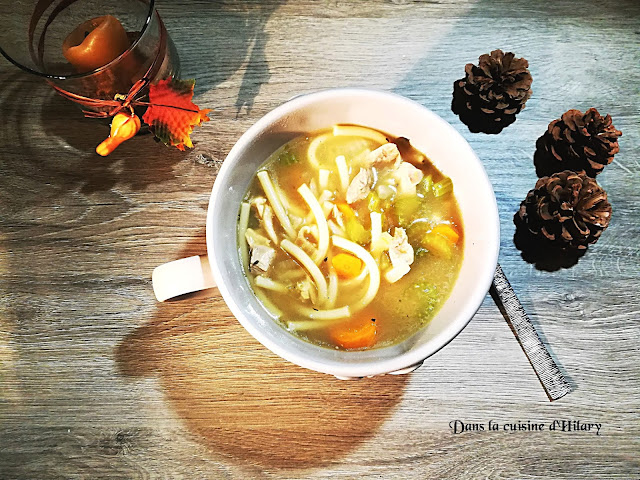 Chicken noodle soup - Dans la cuisine d'Hilary