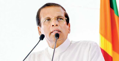 Sri Lanka's President Maithripala Sirisena