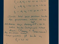 Contoh Soal Penyelesaian Gaya Gesek Statis Maksimum