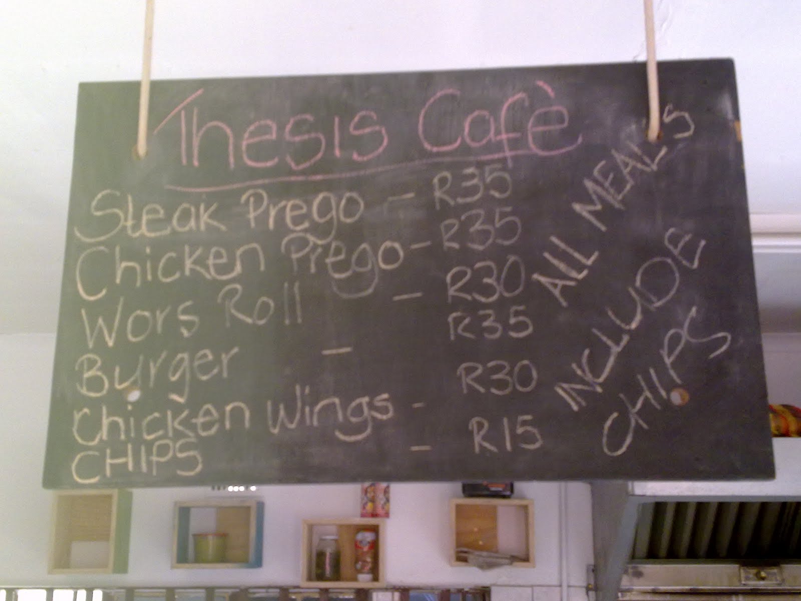 Thesis collection: THESIS Cafe