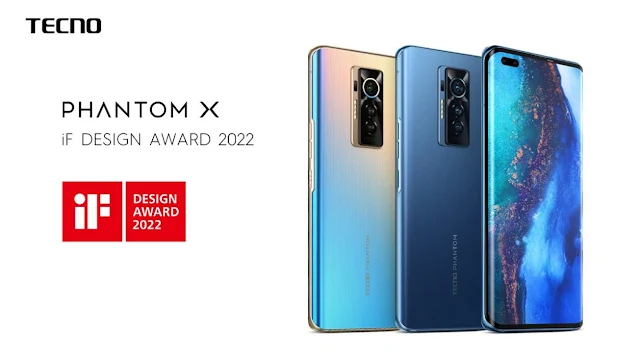 iF DESIGN AWARD 2022; TECNO Phantom X and CAMON 19 Pro Win awards for outstanding product design