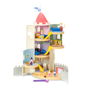 So when we were offered the chance to review the Little Castle Magical . (magical castle playset open)