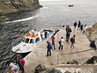 Landing at Blind Man's Cove, Skellig Michael, County Kerry, Ireland