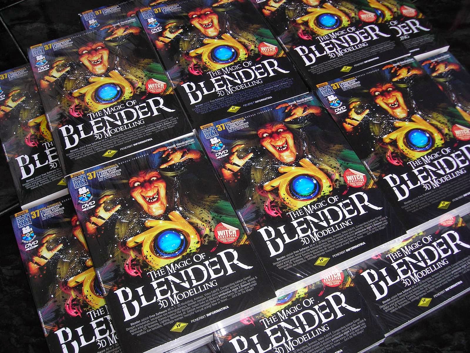  Buku  Blender 3D Terlengkap Tutorial Bahasa Indonesia