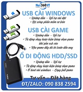 USB boot cài windows và cài game