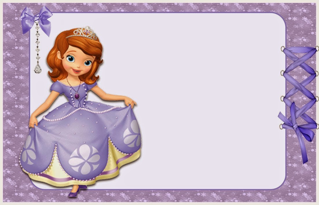 Sofia The First Free Printable Invitations Or Photo Frames Oh My Fiesta In English