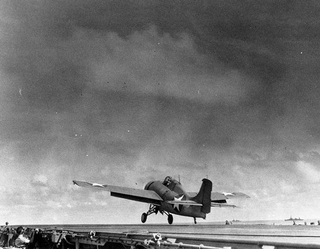 Wildcat on USS Enterprise 18 May 1942 worldwartwo.filminspector.com