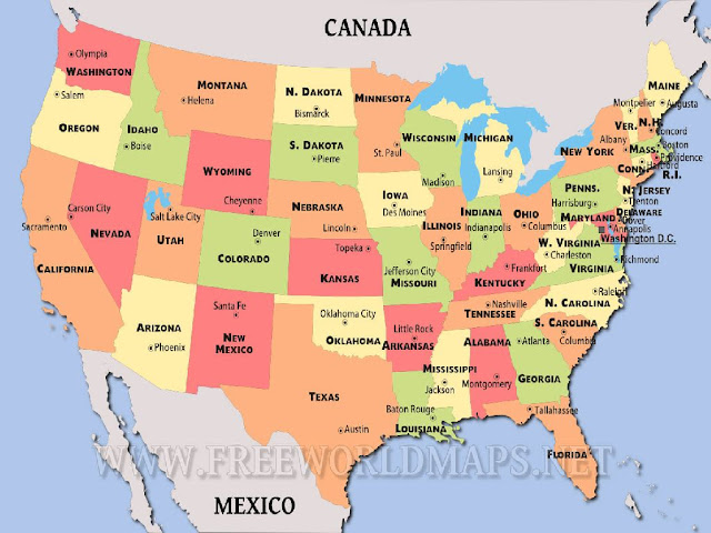 The Unites States Map 