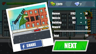 Jurassic: The City Rampage Apk v1.5 Mod (Unlimited Gold/Diamond)