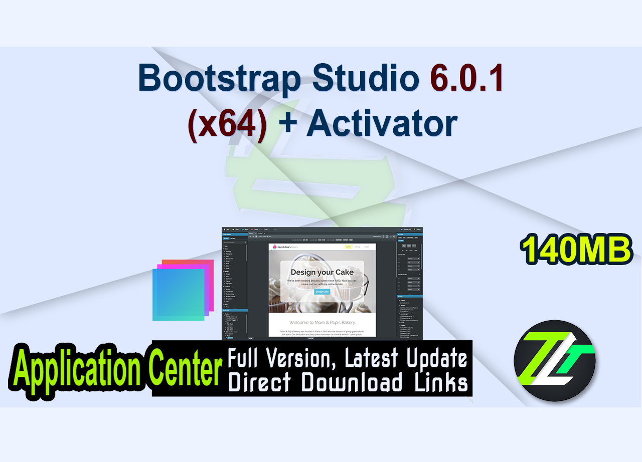 Bootstrap Studio 6.0.1 (x64) + Activator