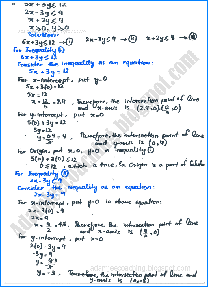 linear-programming-exercise-9-2-mathematics-11th