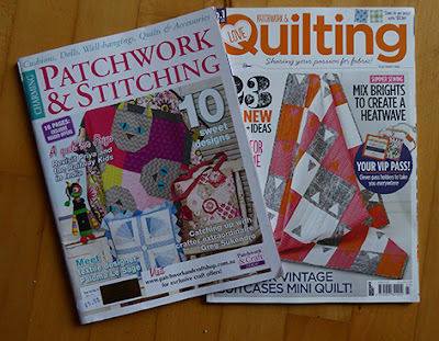 Patchwork og Quilting blade købt hos Creative Quilting i England