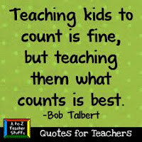 Teaching kids to count is fine, but teaching them what counts is best