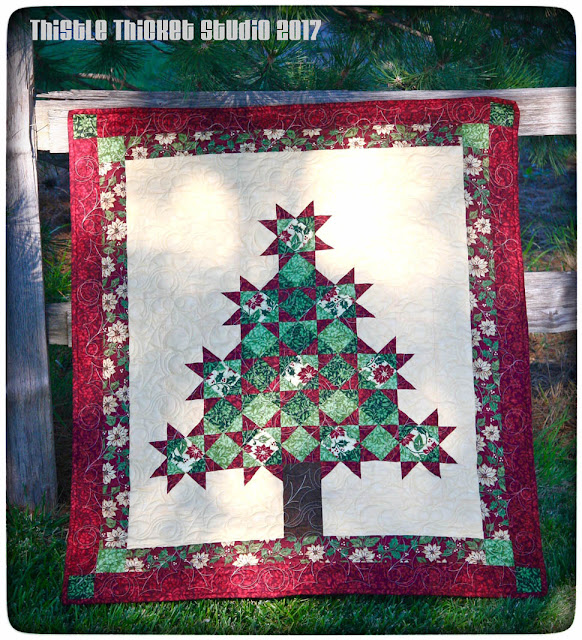 Thistle Thicket Studio, Jodi Barrows, Square In A Square, All Spruced Up, free quilt pattern,