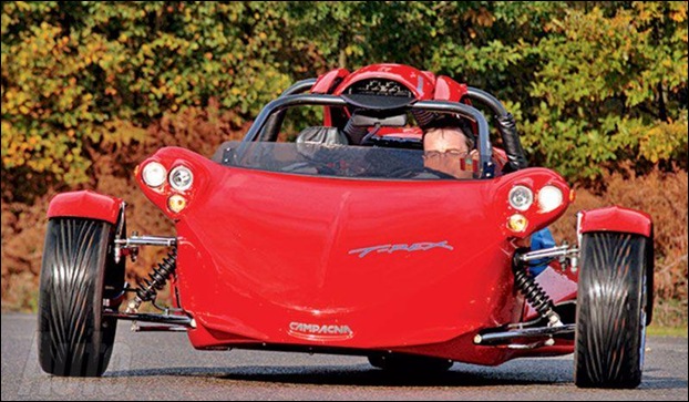 T-Rex tricycle is a crazy machine
