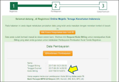 Cara Melakukan Pembayaran STR Online Terbaru 2019