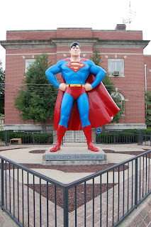 The base is Superman's insignia!