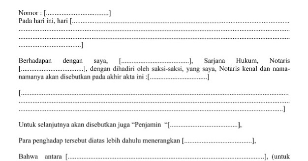 Contoh Surat Kuasa Jaminan Fidusia - Syd Thomposon 2012