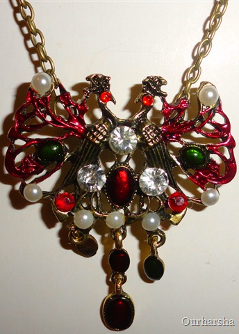 Peacock Pendant Necklace (4)