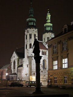 Kraków, miasto nocą