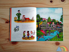 Interior del libro El hombre palo de Julia Donaldson y Axel Scheffler