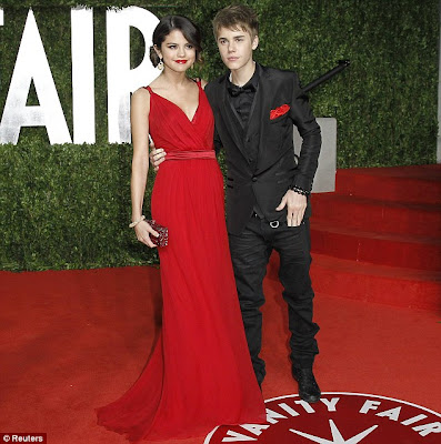 selena gomez and justin bieber vanity fair party. Selena Gomez and Justin